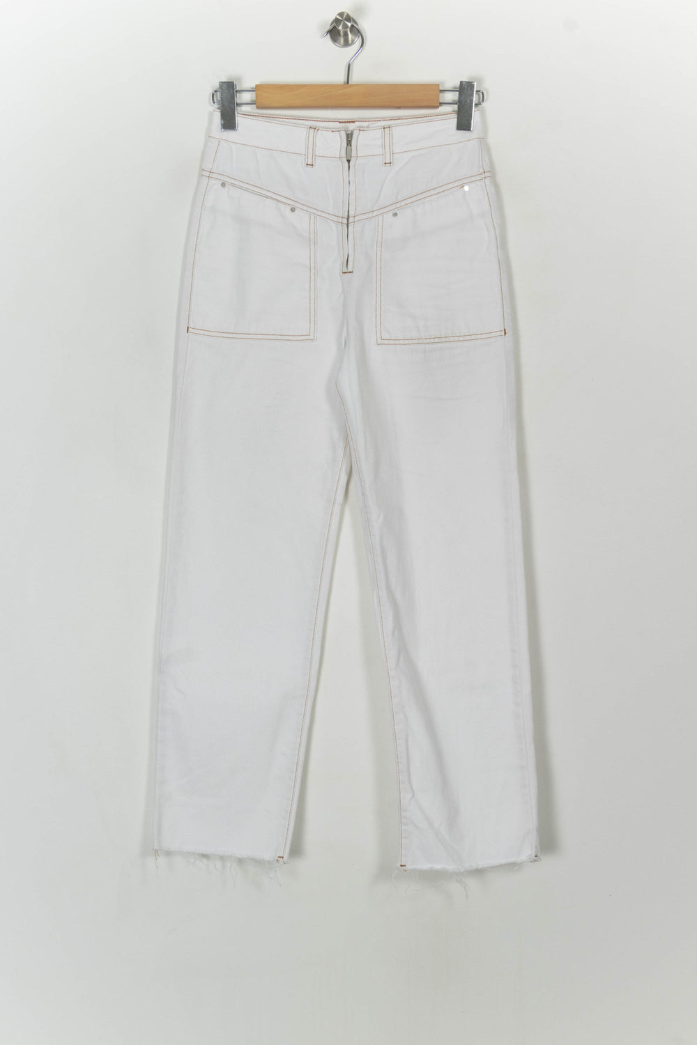 Jean Blanc - Taille XS/34 de la marque ba&sh | PARAD118150 - Vendu par Paradigme - Image 2