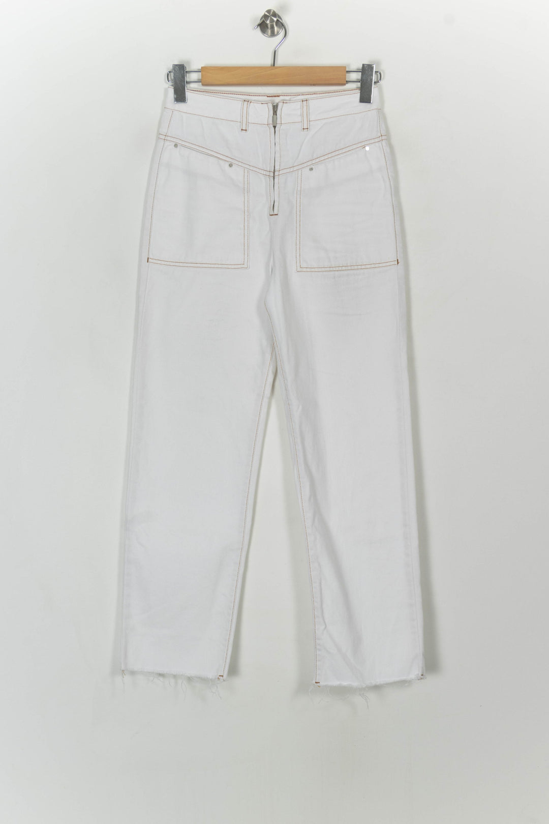 Jean Blanc - Taille XS/34 de la marque ba&amp;sh | PARAD118150 - Vendu par Paradigme - Image 2