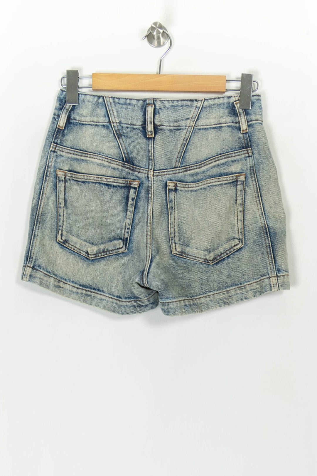 Short en Jean Bleu - Taille S/36 de la marque Isabel Marant étoile | PARAD118152 - Vendu par Paradigme - Image 5