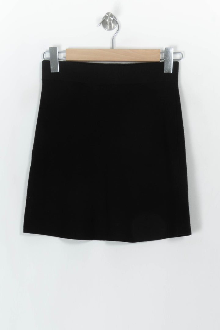 Jupe Boutonnée Noire - Taille S/36 de la marque Sézane | PARAD118158 - Vendu par Paradigme - Image 5