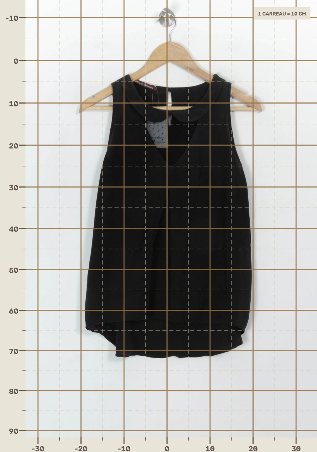 Blouse Noire - Taille M/38 de la marque Comptoir des Cotonniers | PARAD118159 - Vendu par Paradigme - Image 4