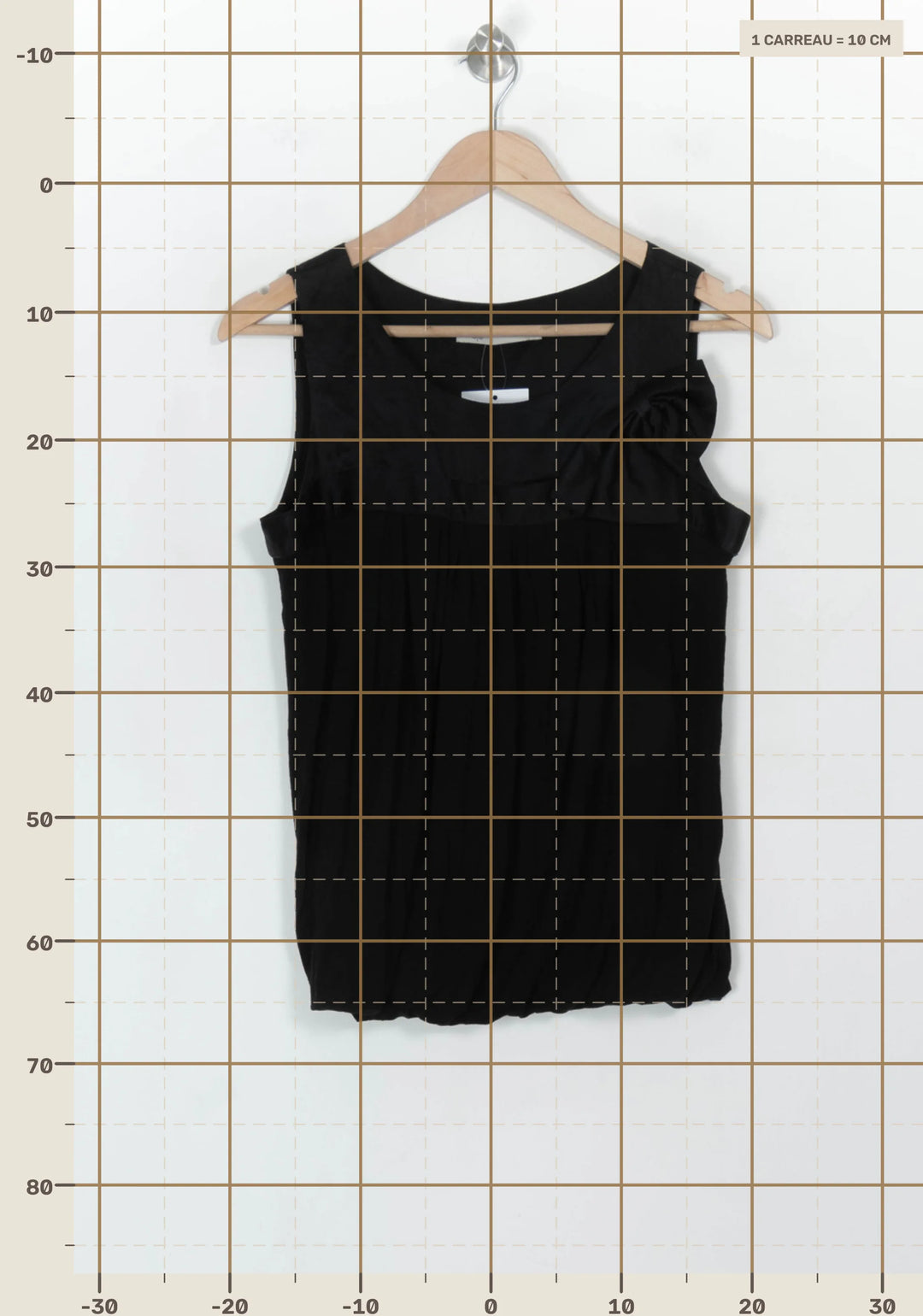 Blouse Noire - Taille M/38 de la marque Maje | PARAD118162 - Vendu par Paradigme - Image 4