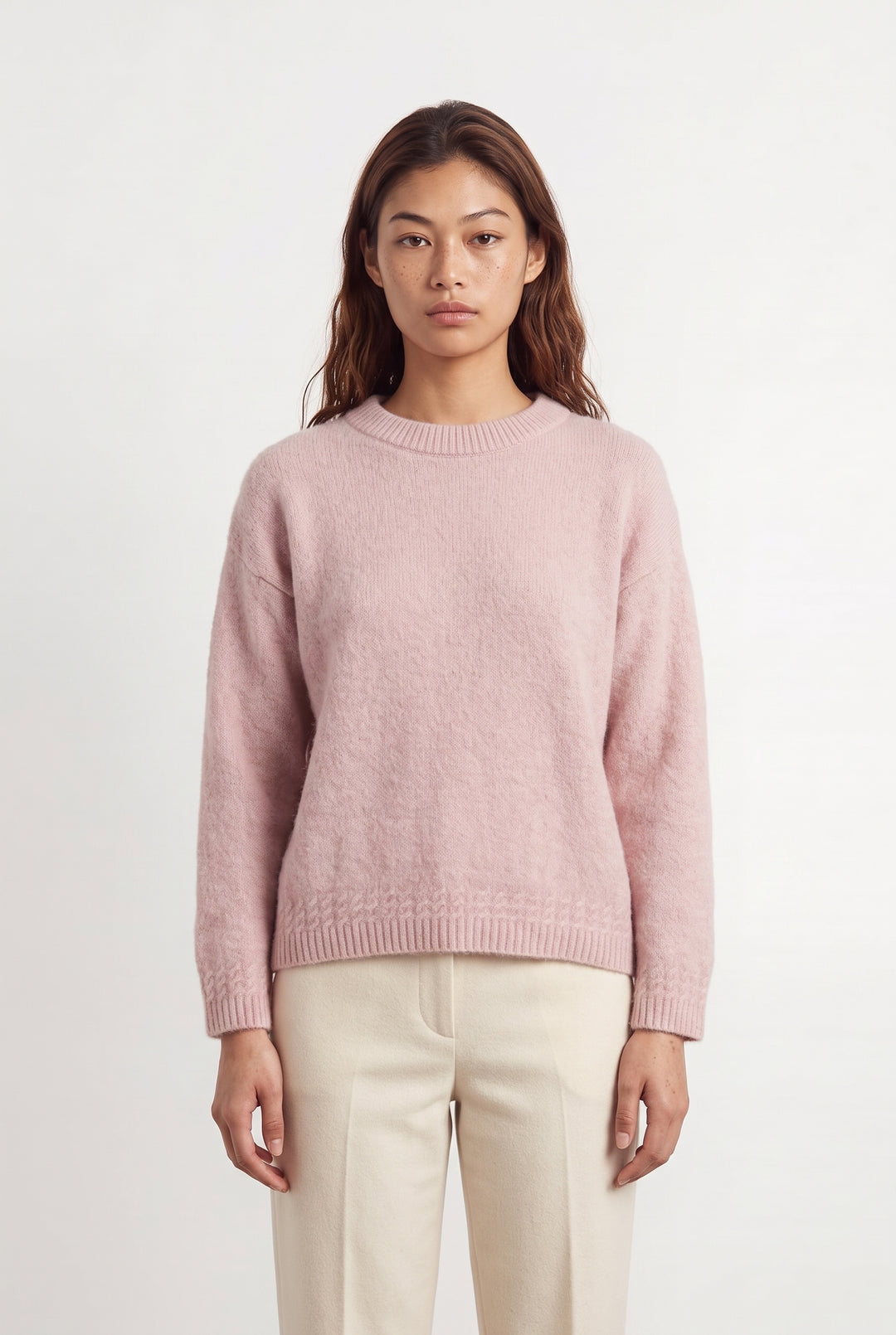 Pull Rose - Taille S/36 de la marque Sézane | PARAD118163 - Vendu par Paradigme - Image 1