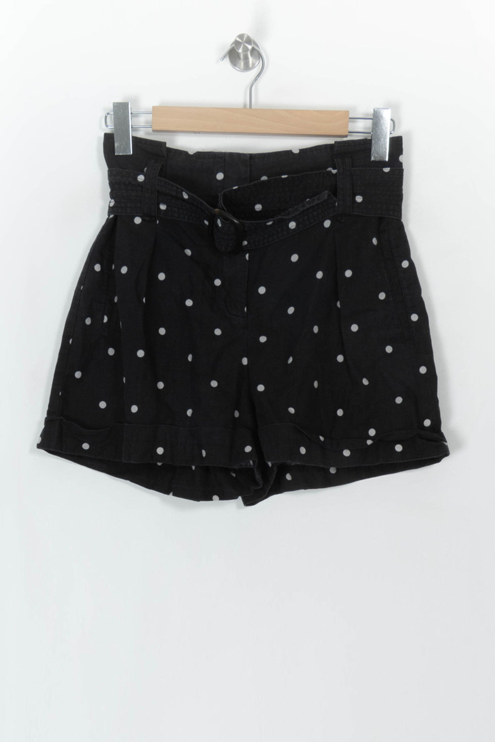 Short Noir et Blanc - Taille M/38 de la marque Sézane | PARAD118164 - Vendu par Paradigme - Image 2
