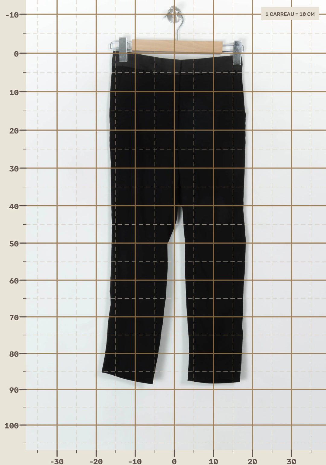 Pantalon Noir - Taille S/36 de la marque Sandro | PARAD118168 - Vendu par Paradigme - Image 4