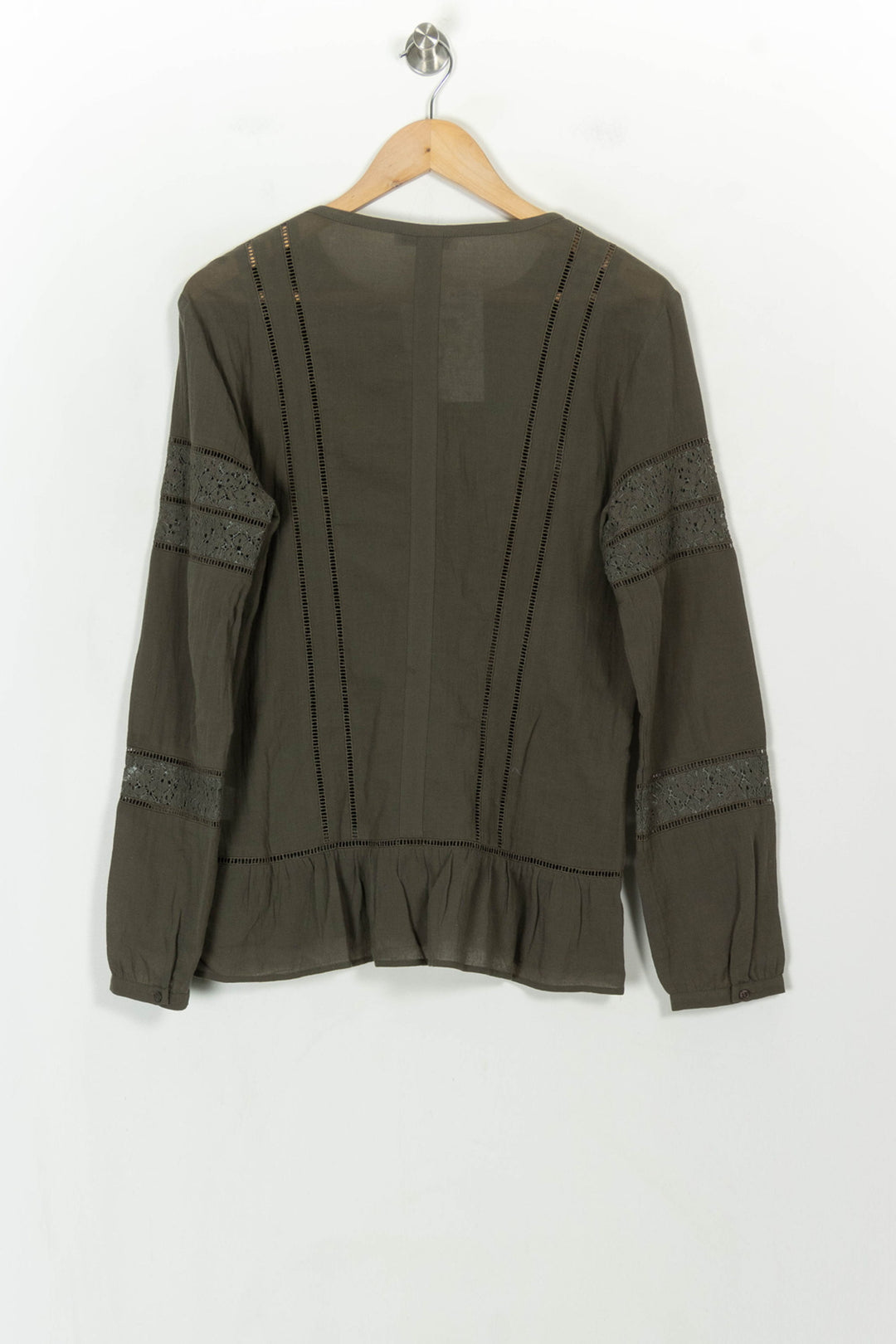 Blouse Verte - Taille M/38 de la marque ZAPA | PARAD118175 - Vendu par Paradigme - Image 5