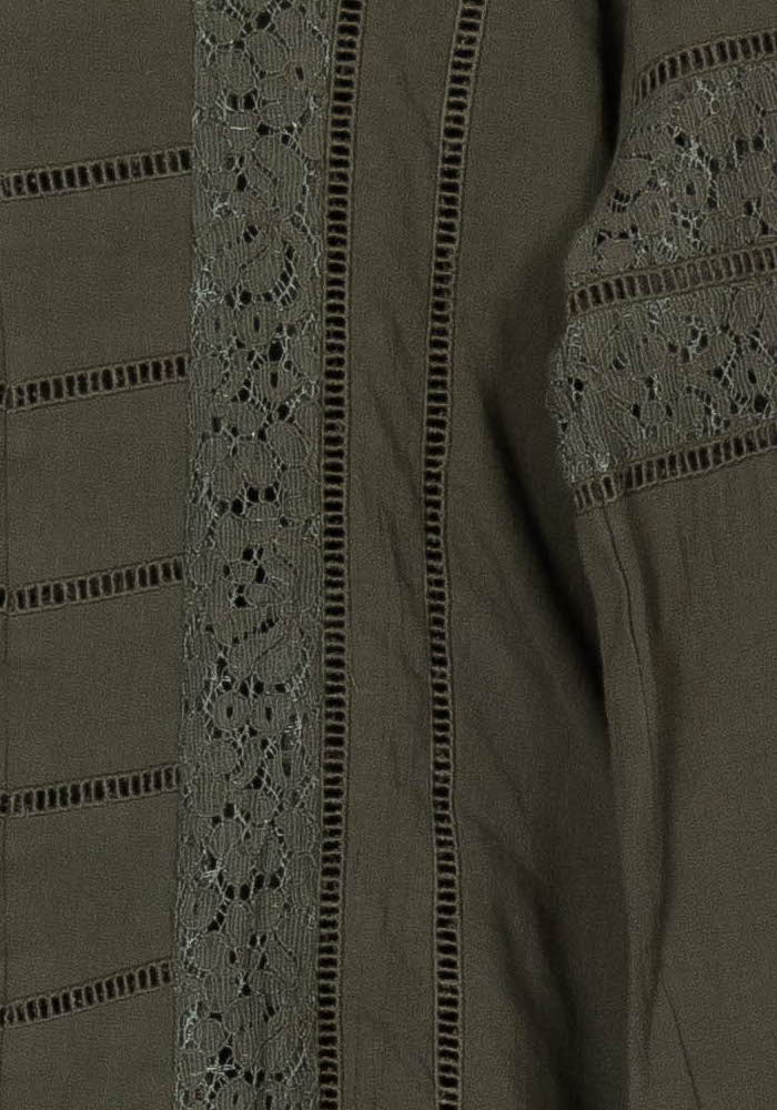 Blouse Verte - Taille M/38 de la marque ZAPA | PARAD118175 - Vendu par Paradigme - Image 3