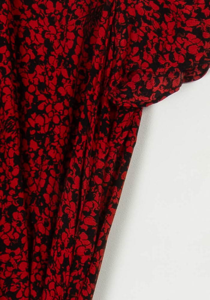 Robe Courte Rouge et Noir - Taille XS/34 de la marque Zadig&amp;Voltaire | PARAD118176 - Vendu par Paradigme - Image 3