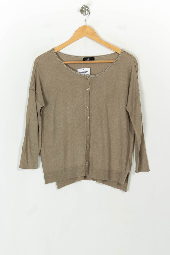 Cardigan Beige - Taille M/38 de la marque One Step | PARAD118179 - Vendu par Paradigme - Image 2