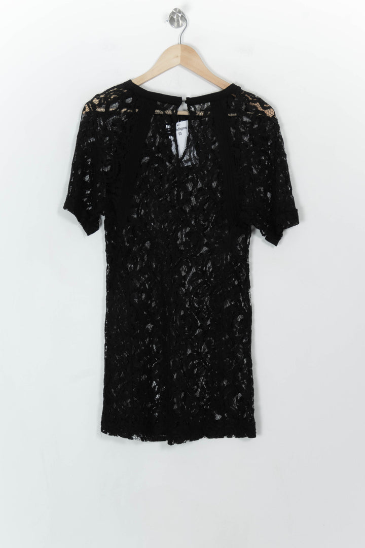 Robe Courte Noire - Taille M/38 de la marque Maje | PARAD118182 - Vendu par Paradigme - Image 5
