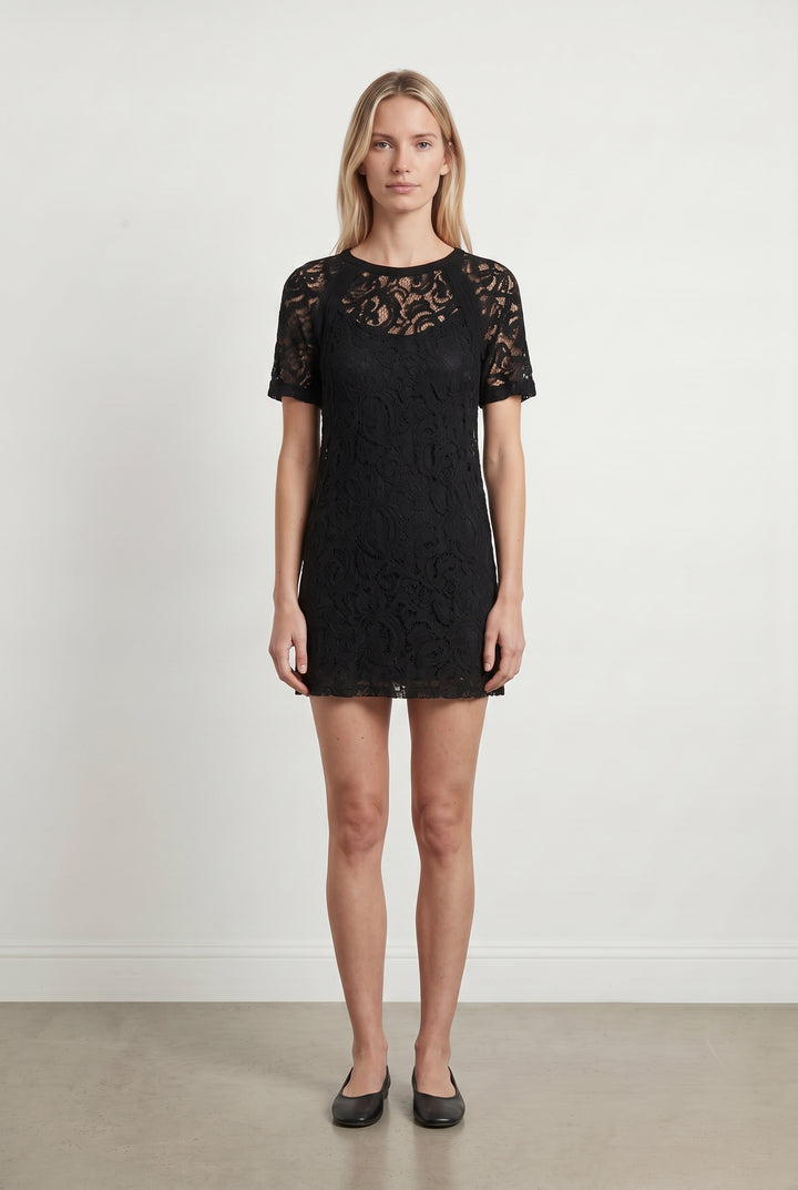 Robe Courte Noire - Taille M/38 de la marque Maje | PARAD118182 - Vendu par Paradigme - Image 1