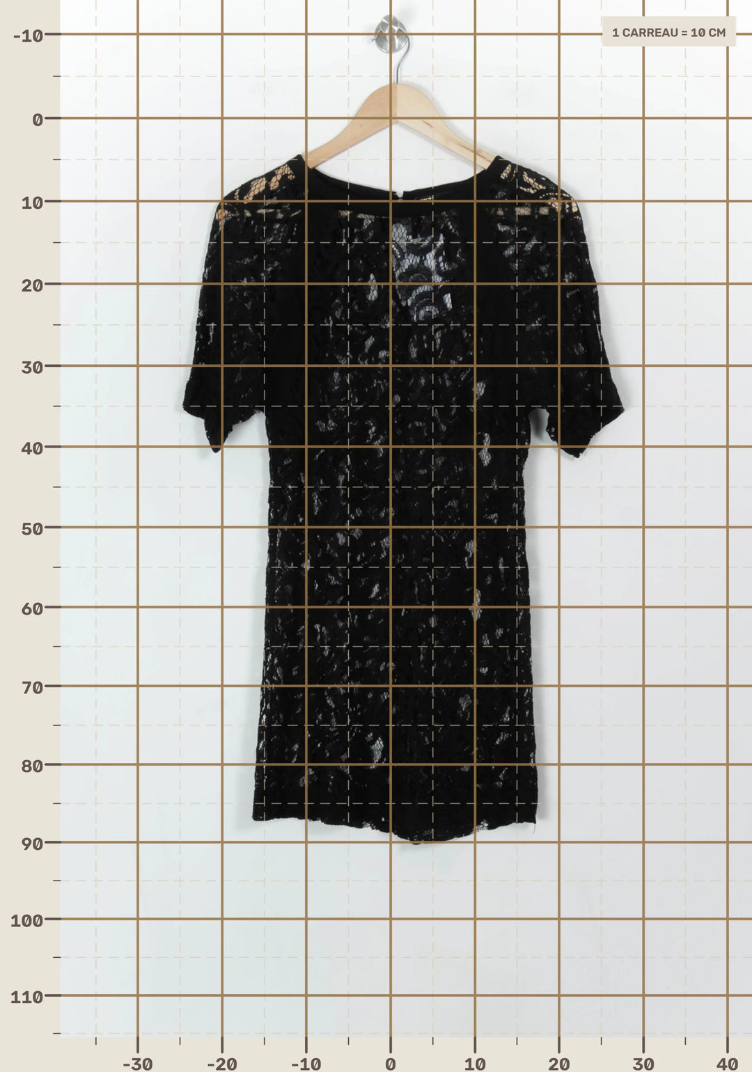 Robe Courte Noire - Taille M/38 de la marque Maje | PARAD118182 - Vendu par Paradigme - Image 4