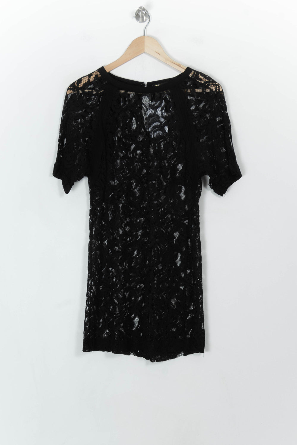 Robe Courte Noire - Taille M/38 de la marque Maje | PARAD118182 - Vendu par Paradigme - Image 2