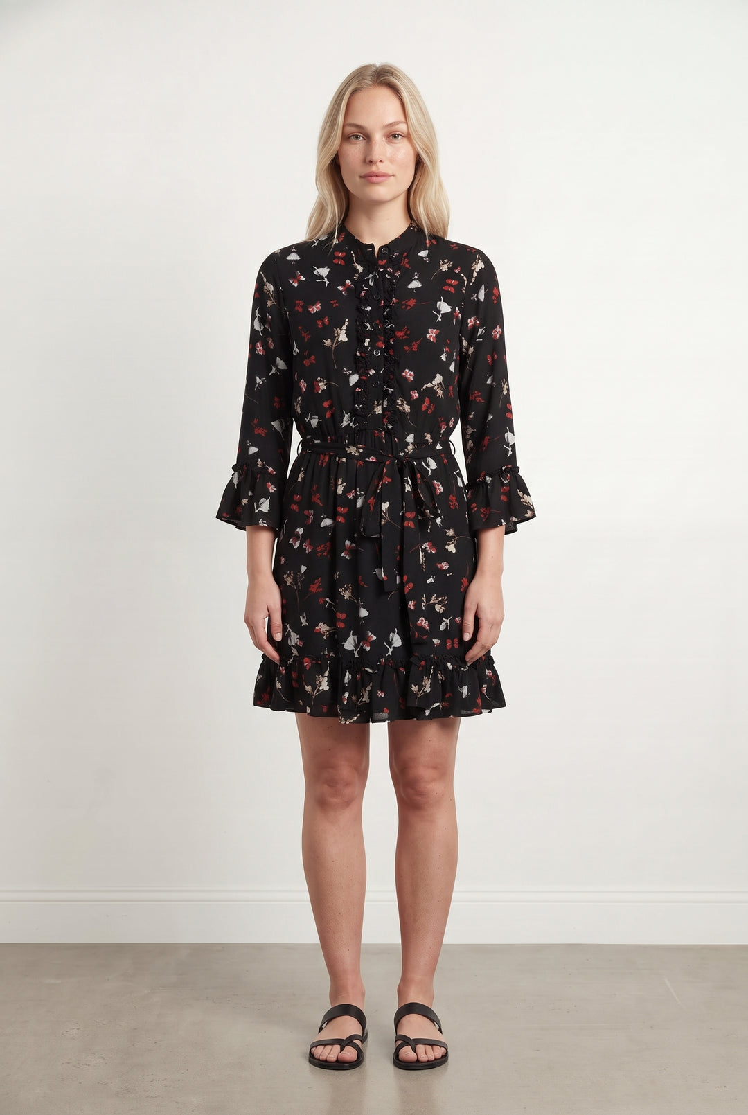 Robe Midi Noire et Rouge - Taille L/40 de la marque Liu Jo | PARAD118183 - Vendu par Paradigme - Image 1