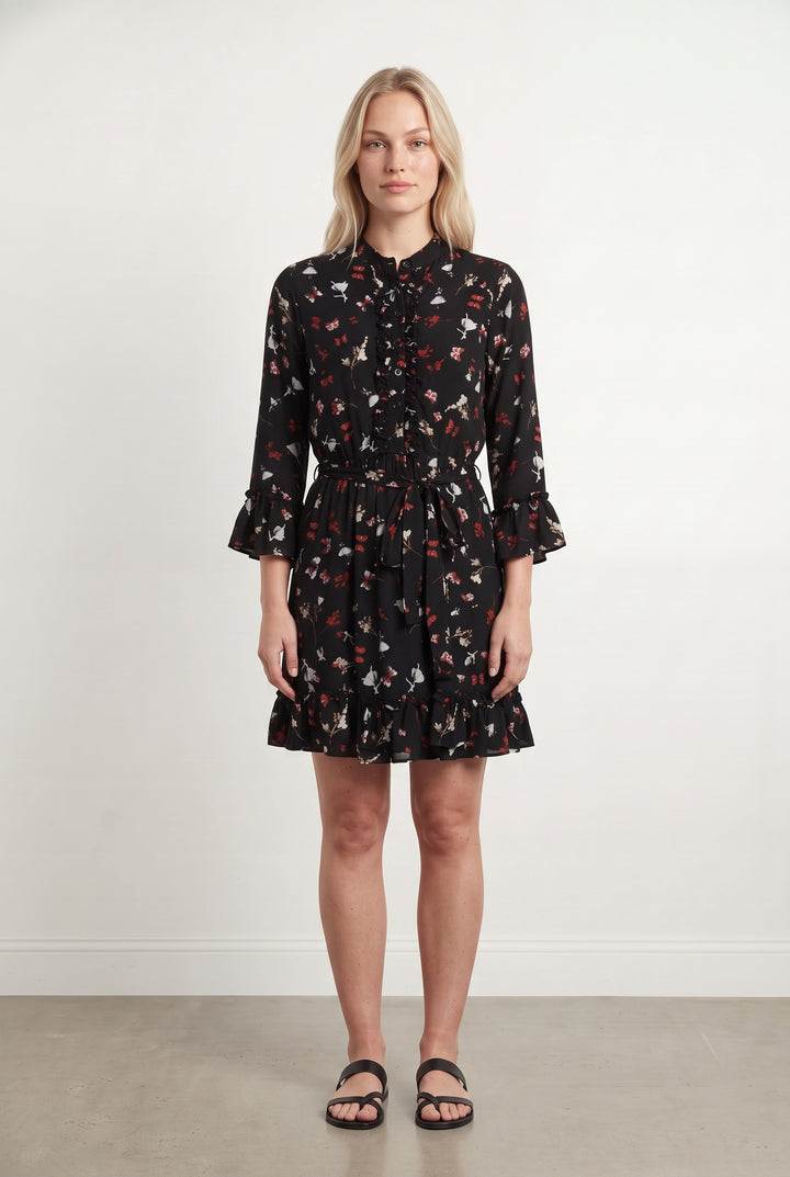 Robe Midi Noire et Rouge - Taille L/40 de la marque Liu Jo | PARAD118183 - Vendu par Paradigme - Image 1