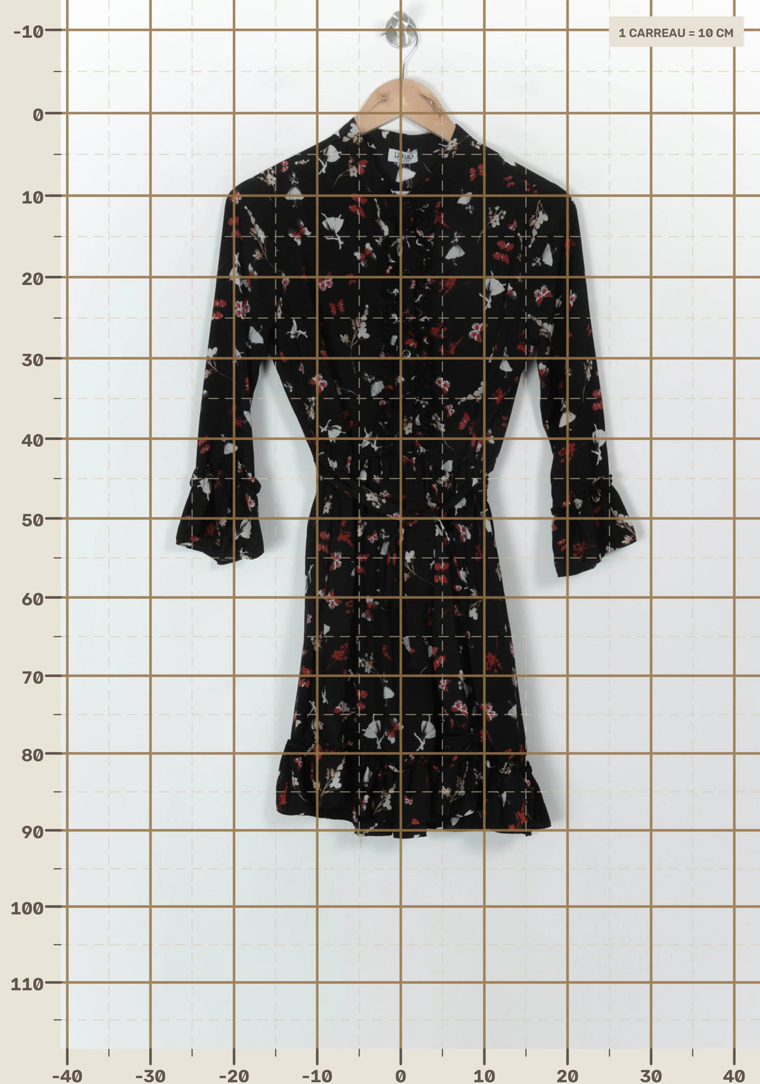 Robe Midi Noire et Rouge - Taille L/40 de la marque Liu Jo | PARAD118183 - Vendu par Paradigme - Image 4