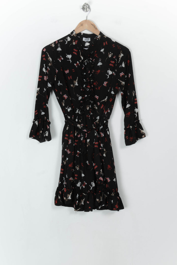 Robe Midi Noire et Rouge - Taille L/40 de la marque Liu Jo | PARAD118183 - Vendu par Paradigme - Image 2