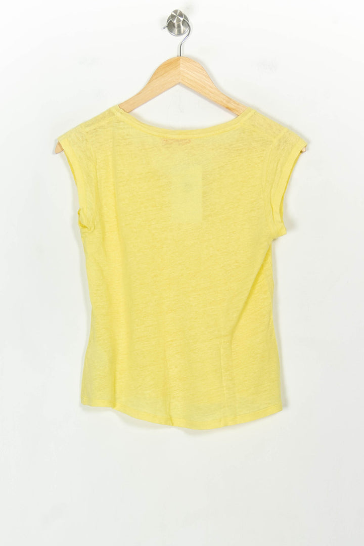 Débardeur Jaune - Taille XS/34 de la marque La Fée Maraboutée | PARAD118184 - Vendu par Paradigme - Image 5
