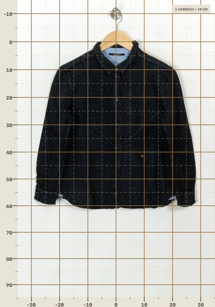 Chemise Bleu - Taille XL/42 de la marque Kookai | PARAD118185 - Vendu par Paradigme - Image 4