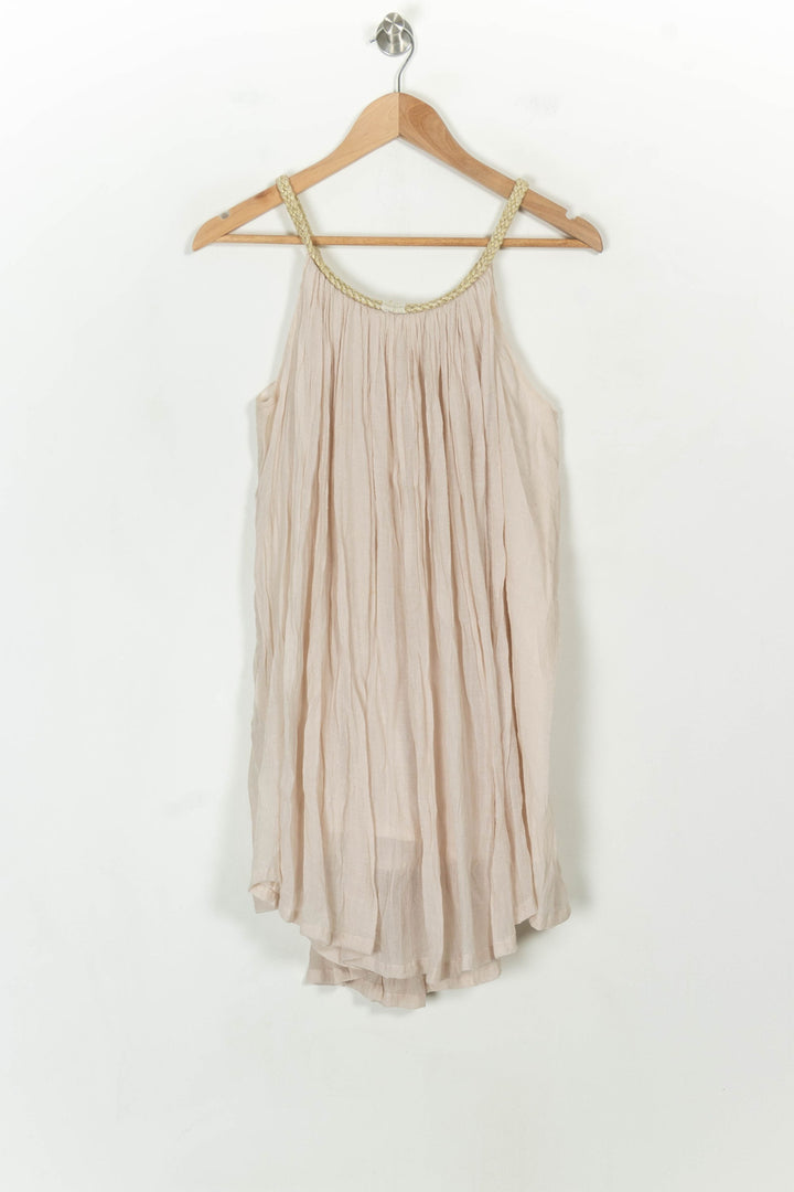 Robe Plissée Beige - Taille S/36 de la marque Suncoo | PARAD118186 - Vendu par Paradigme - Image 5