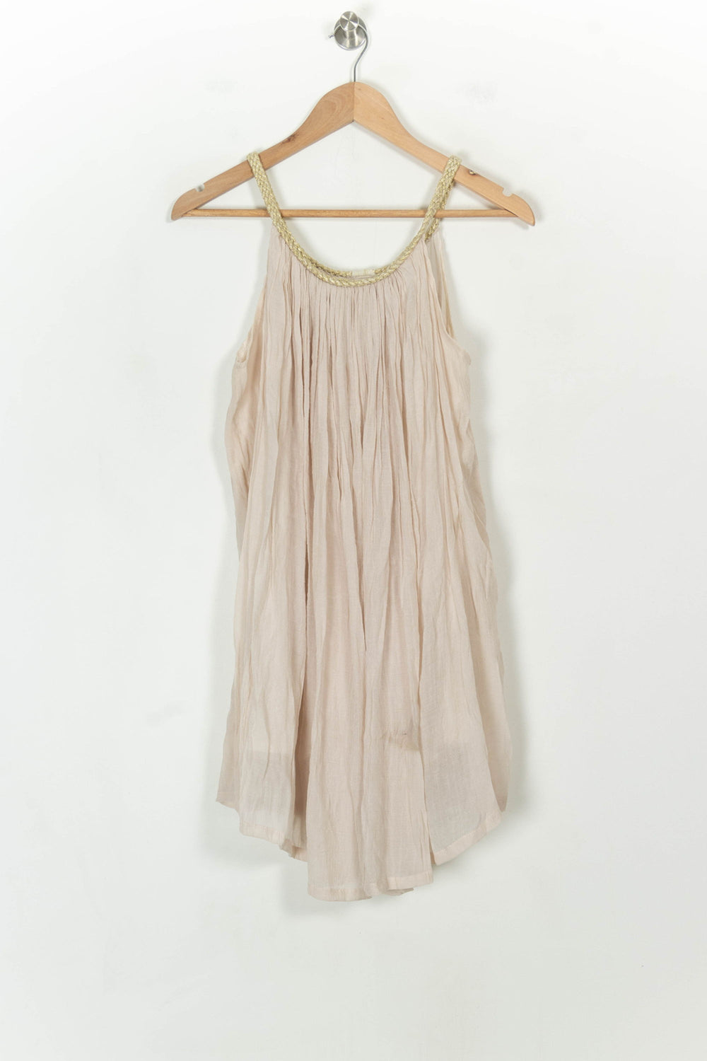 Robe Plissée Beige - Taille S/36 de la marque Suncoo | PARAD118186 - Vendu par Paradigme - Image 2