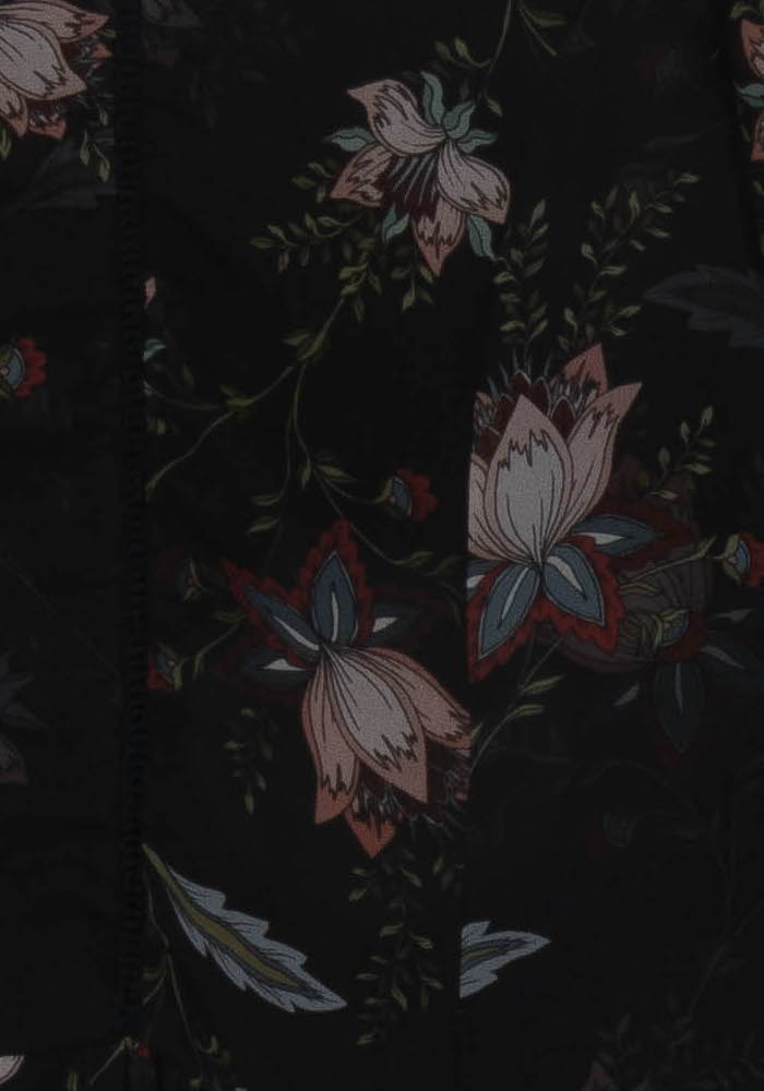 Robe Midi Noire à Fleurs - Taille M/38 de la marque One Step | PARAD118187 - Vendu par Paradigme - Image 3