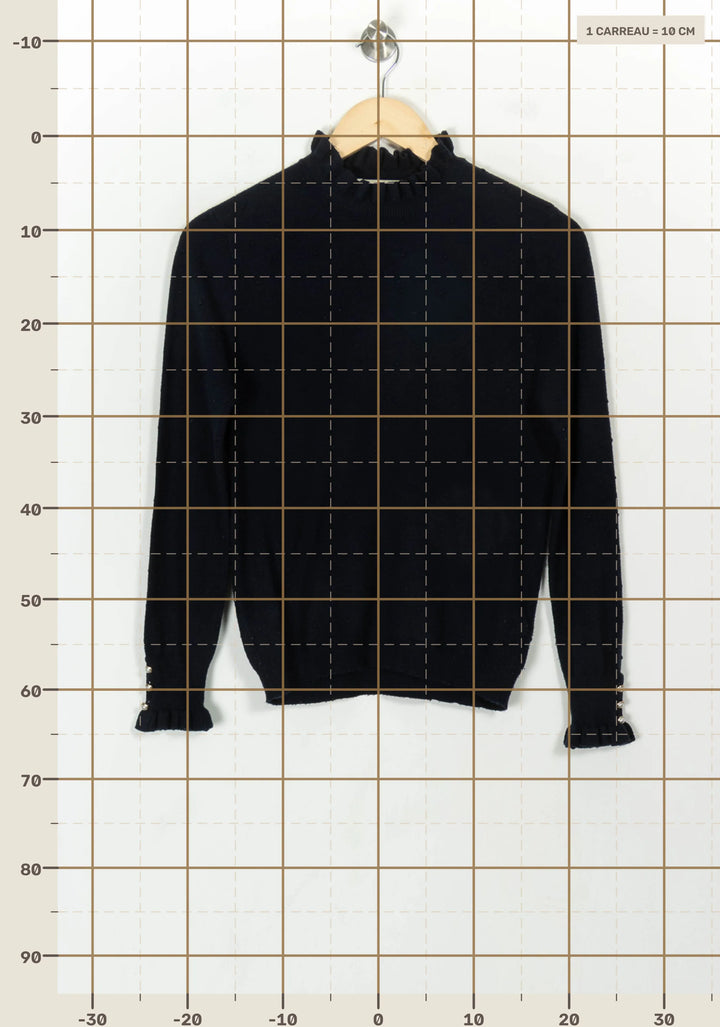 Pull Bleu - Taille S/36 de la marque La Petite Etoile | PARAD118188 - Vendu par Paradigme - Image 4