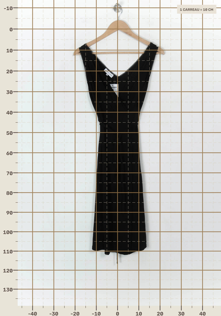Robe Portefeuille Noire - Taille M/38 de la marque Gerard Darel | PARAD118192 - Vendu par Paradigme - Image 4