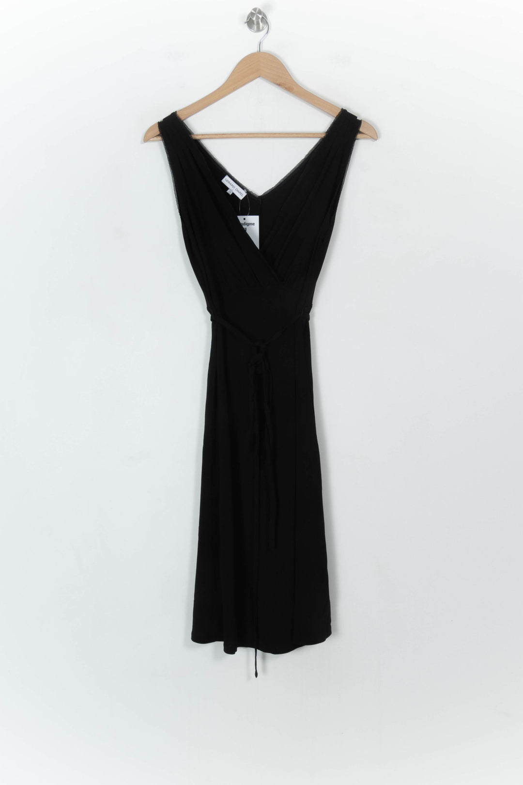 Robe Portefeuille Noire - Taille M/38 de la marque Gerard Darel | PARAD118192 - Vendu par Paradigme - Image 2