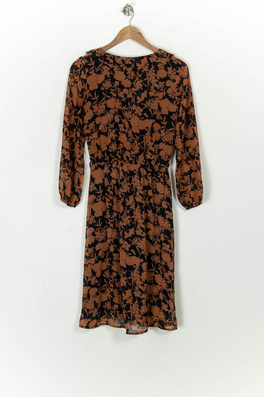 Robe Midi Noire et Marron - Taille S/36 de la marque La Petite Etoile | PARAD118195 - Vendu par Paradigme - Image 5