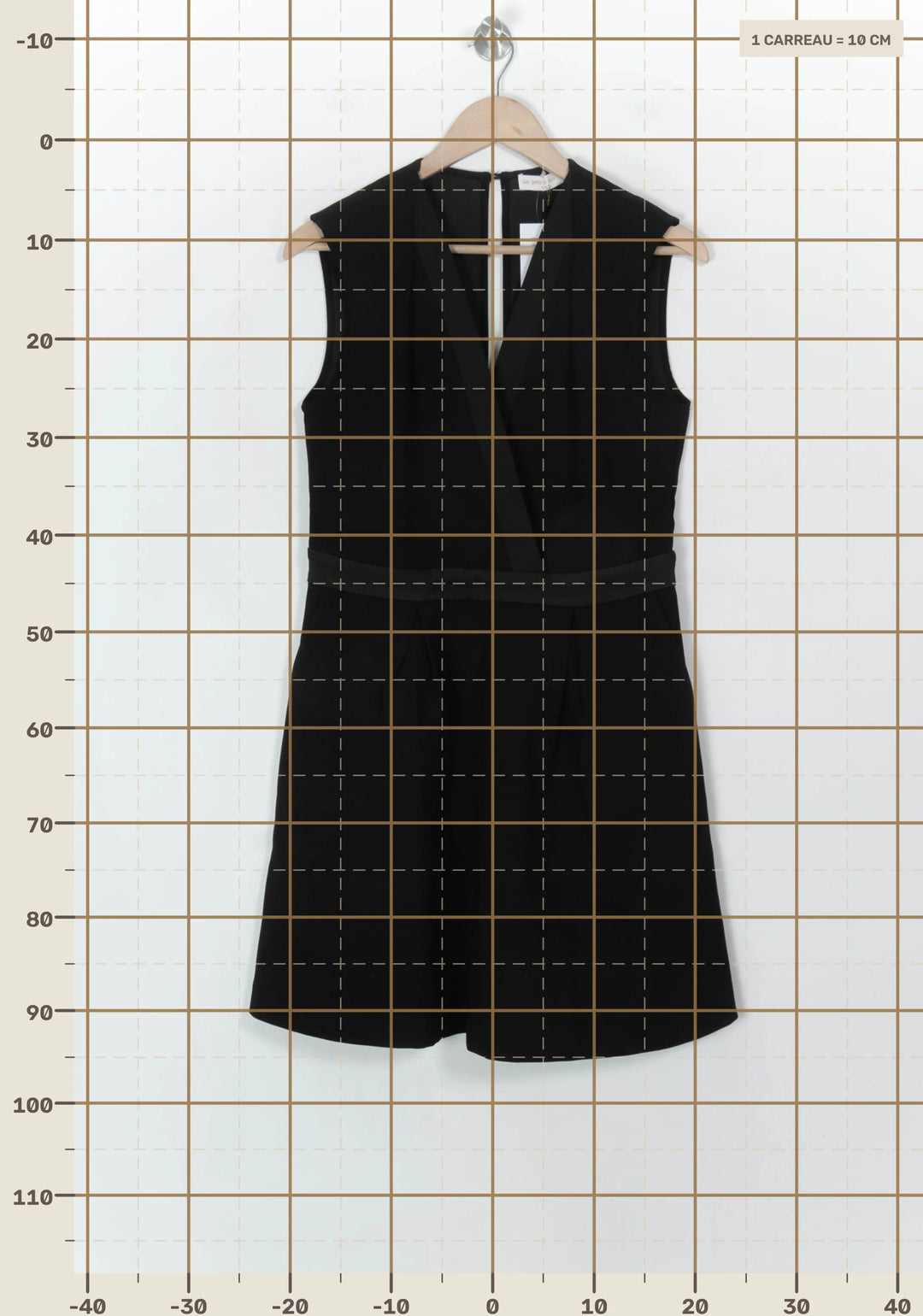 Robe Sans Manches Noire - Taille L/40 de la marque La Petite Etoile | PARAD118197 - Vendu par Paradigme - Image 4