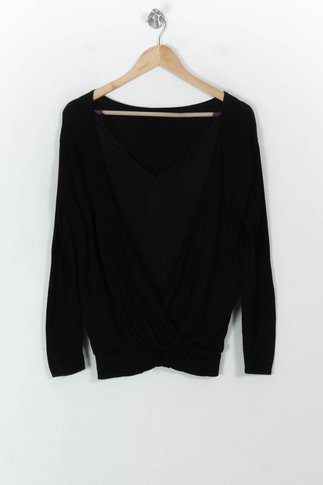 Pull Noir - Taille M/38 de la marque IKKS | PARAD118198 - Vendu par Paradigme - Image 5