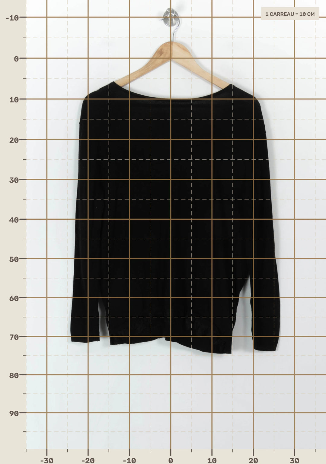 Pull Noir - Taille M/38 de la marque IKKS | PARAD118198 - Vendu par Paradigme - Image 4