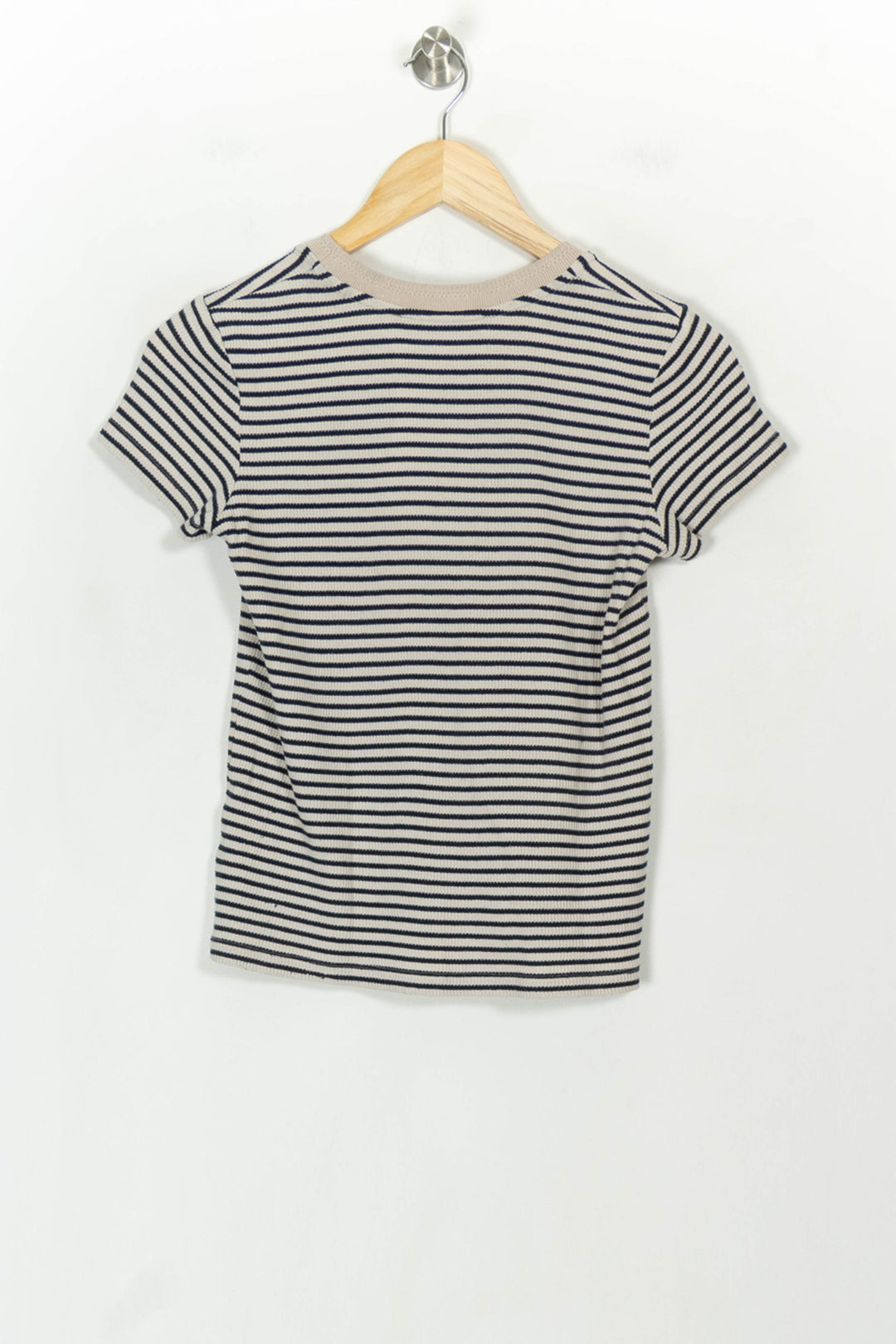 Tee-shirt Rayé Bleu Marine et Blanc - Taille S/36 de la marque Comptoir des Cotonniers | PARAD118202 - Vendu par Paradigme - Image 5