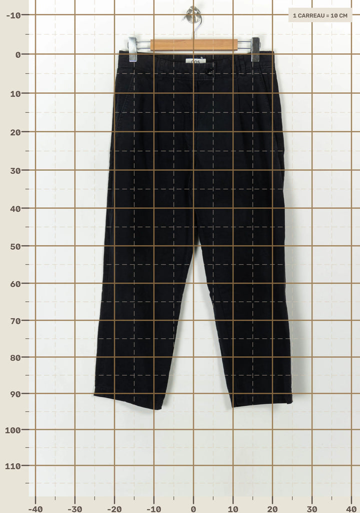Pantalon Bleu - Taille L/40 de la marque COS | PARAD118207 - Vendu par Paradigme - Image 4