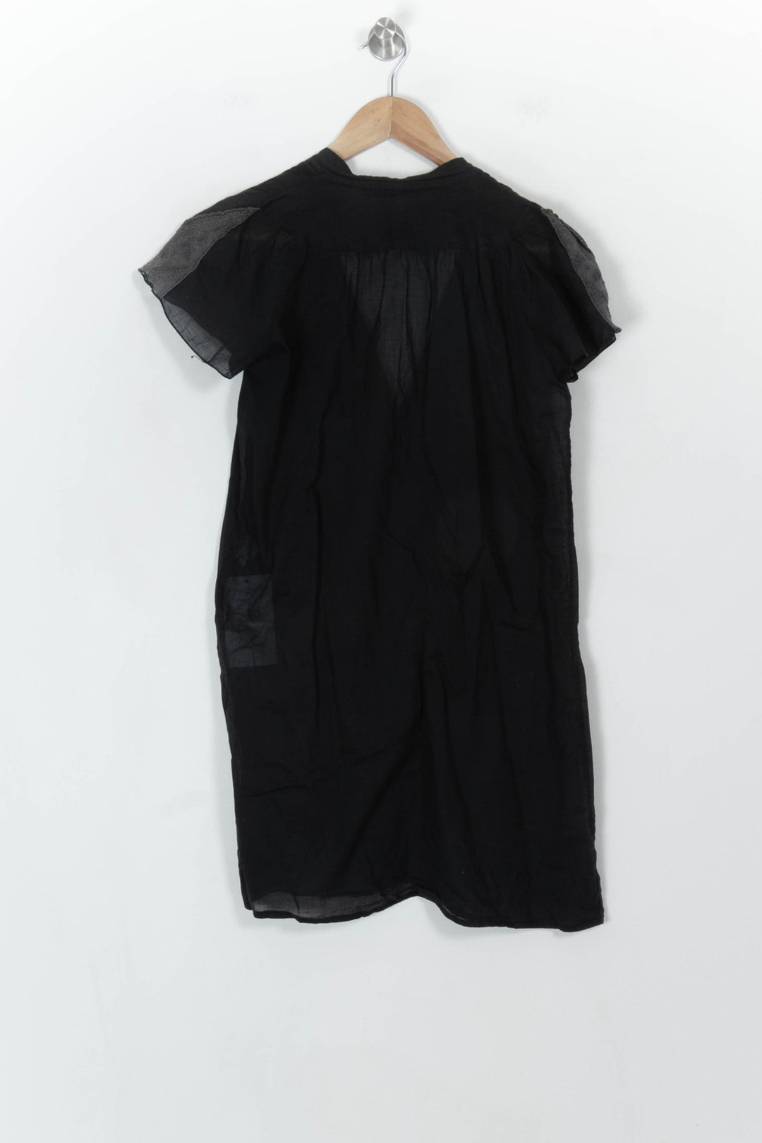 Robe Midi Noire - Taille S/36 de la marque Sandro | PARAD118213 - Vendu par Paradigme - Image 5