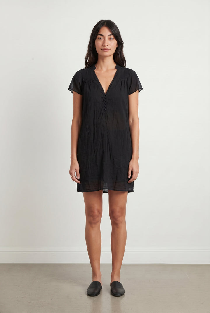 Robe Midi Noire - Taille S/36 de la marque Sandro | PARAD118213 - Vendu par Paradigme - Image 1