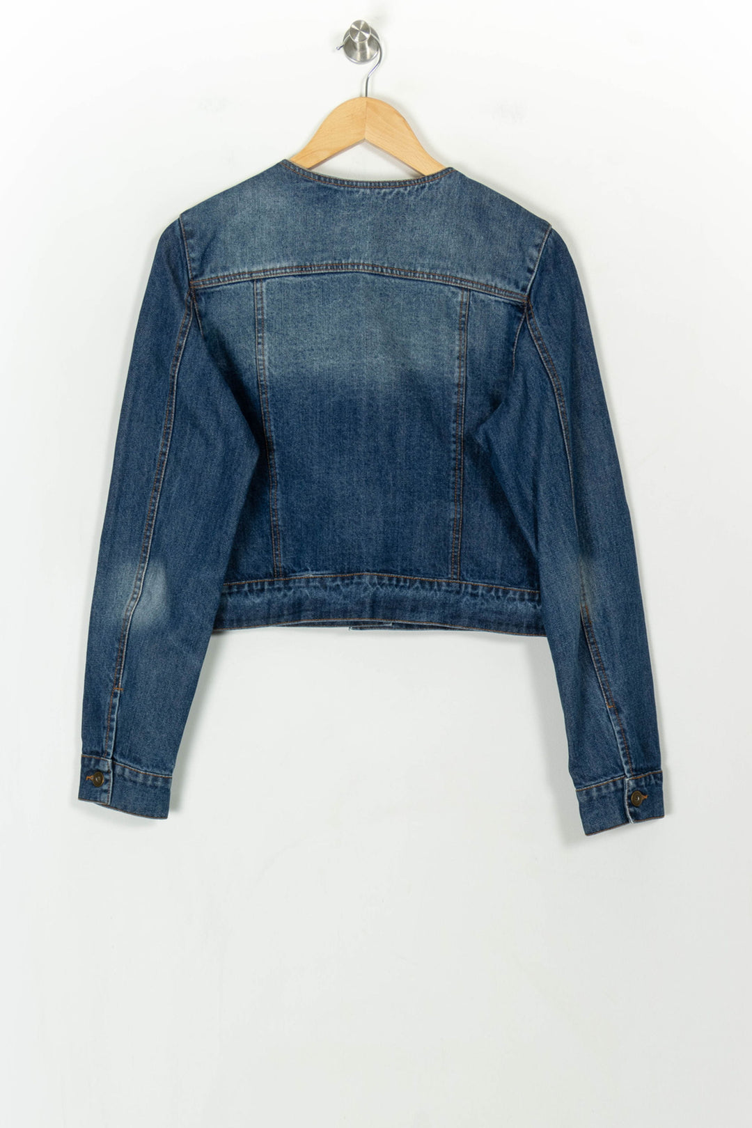 Veste en Jean Bleue - Taille M/38 de la marque La Fée Maraboutée | PARAD118217 - Vendu par Paradigme - Image 5