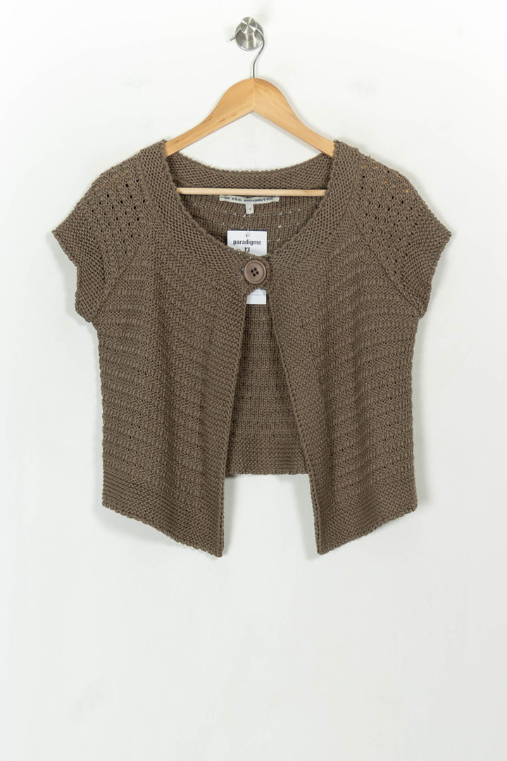 Gilet Beige - Taille XL/42 de la marque La Fée Maraboutée | PARAD118218 - Vendu par Paradigme - Image 2