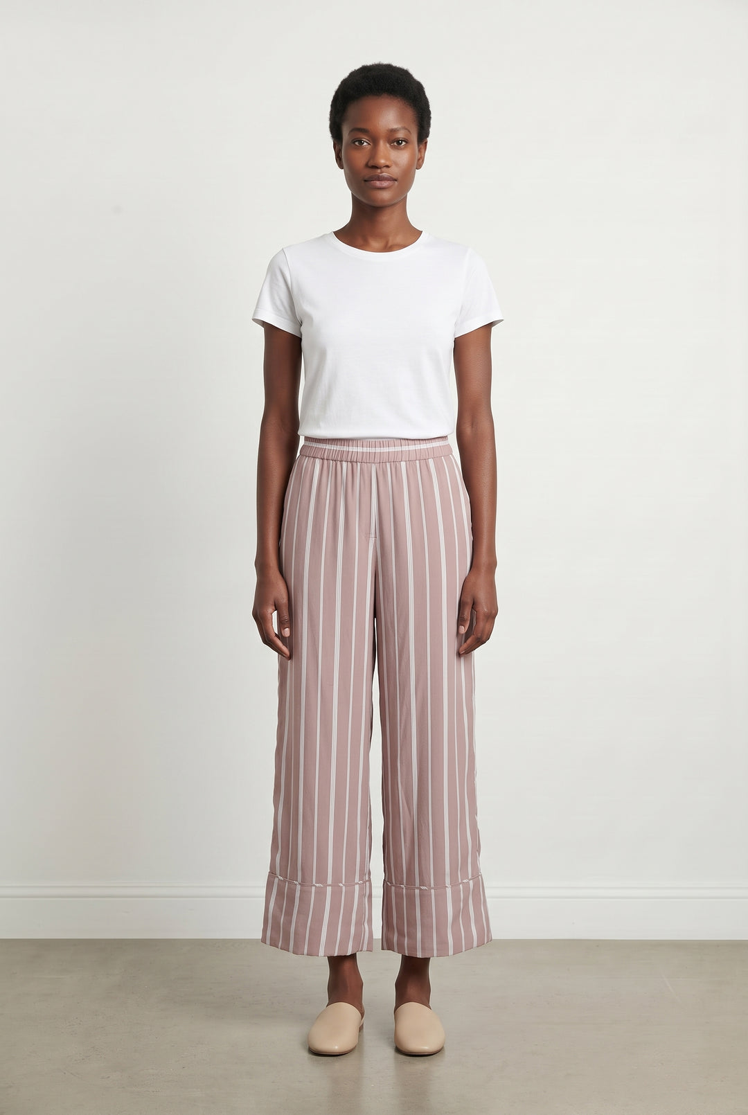 Pantalon Rose et Blanc - Taille S/36 de la marque Galeries Lafayette | PARAD118220 - Vendu par Paradigme - Image 1