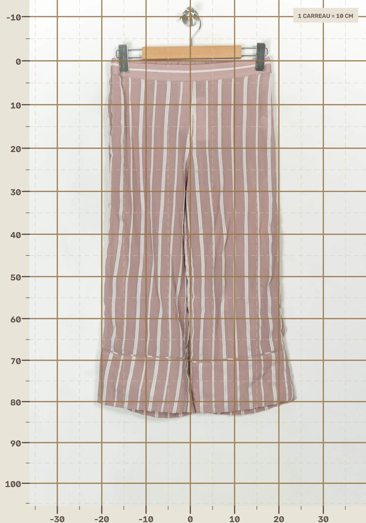 Pantalon Rose et Blanc - Taille S/36 de la marque Galeries Lafayette | PARAD118220 - Vendu par Paradigme - Image 4