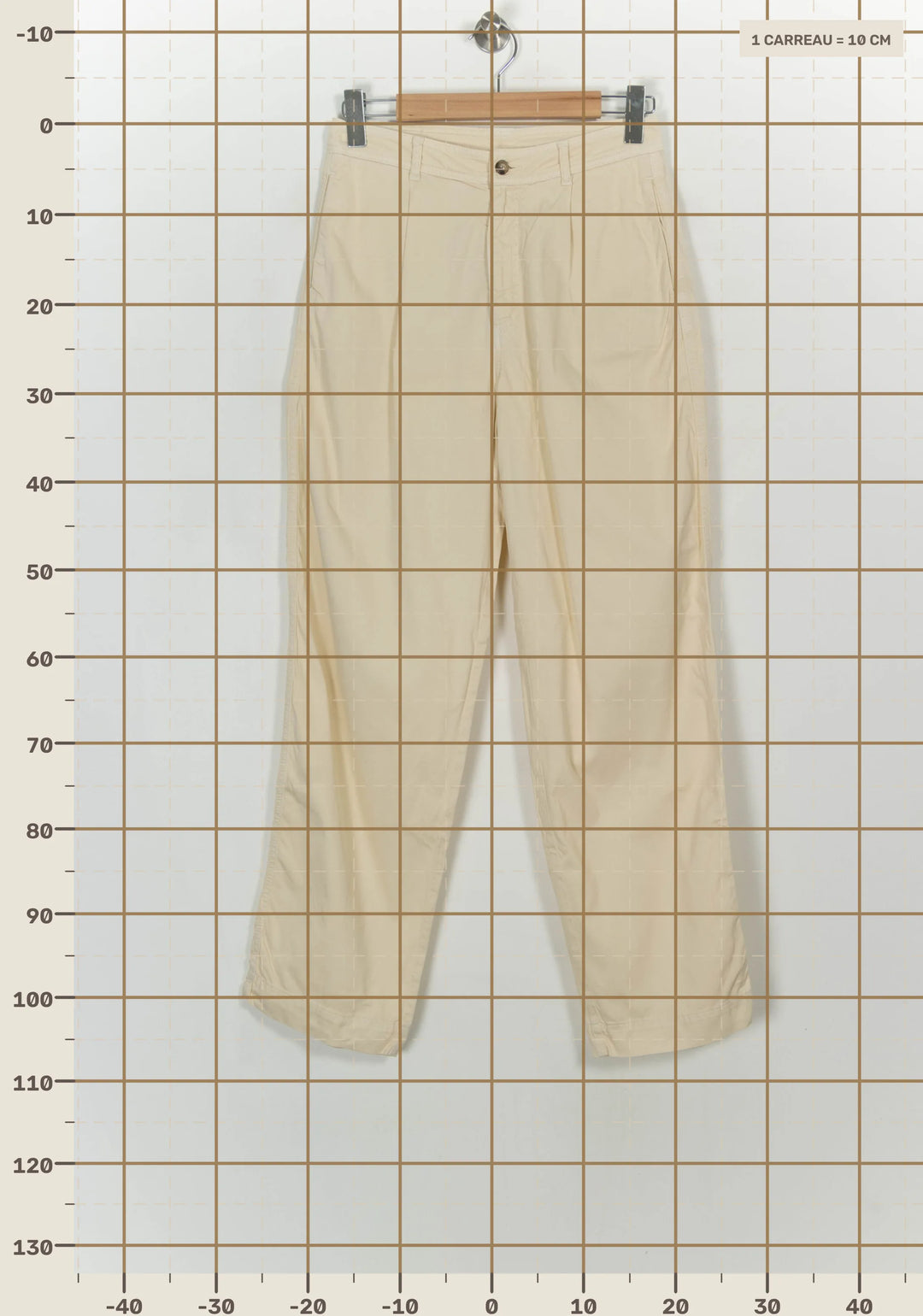 Pantalon Beige - Taille S/36 de la marque Vanessa Bruno | PARAD118228 - Vendu par Paradigme - Image 4