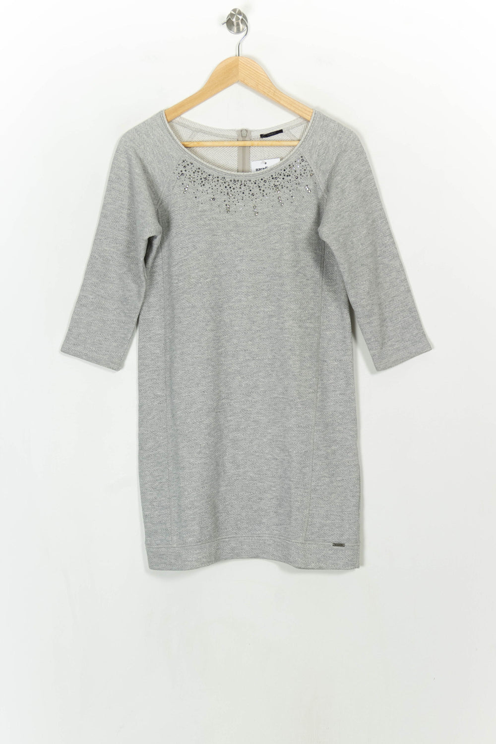 Robe Droite Grise - Taille S/36 de la marque IKKS | PARAD118230 - Vendu par Paradigme - Image 2