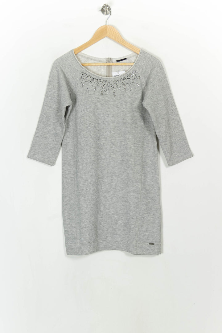 Robe Droite Grise - Taille S/36 de la marque IKKS | PARAD118230 - Vendu par Paradigme - Image 2