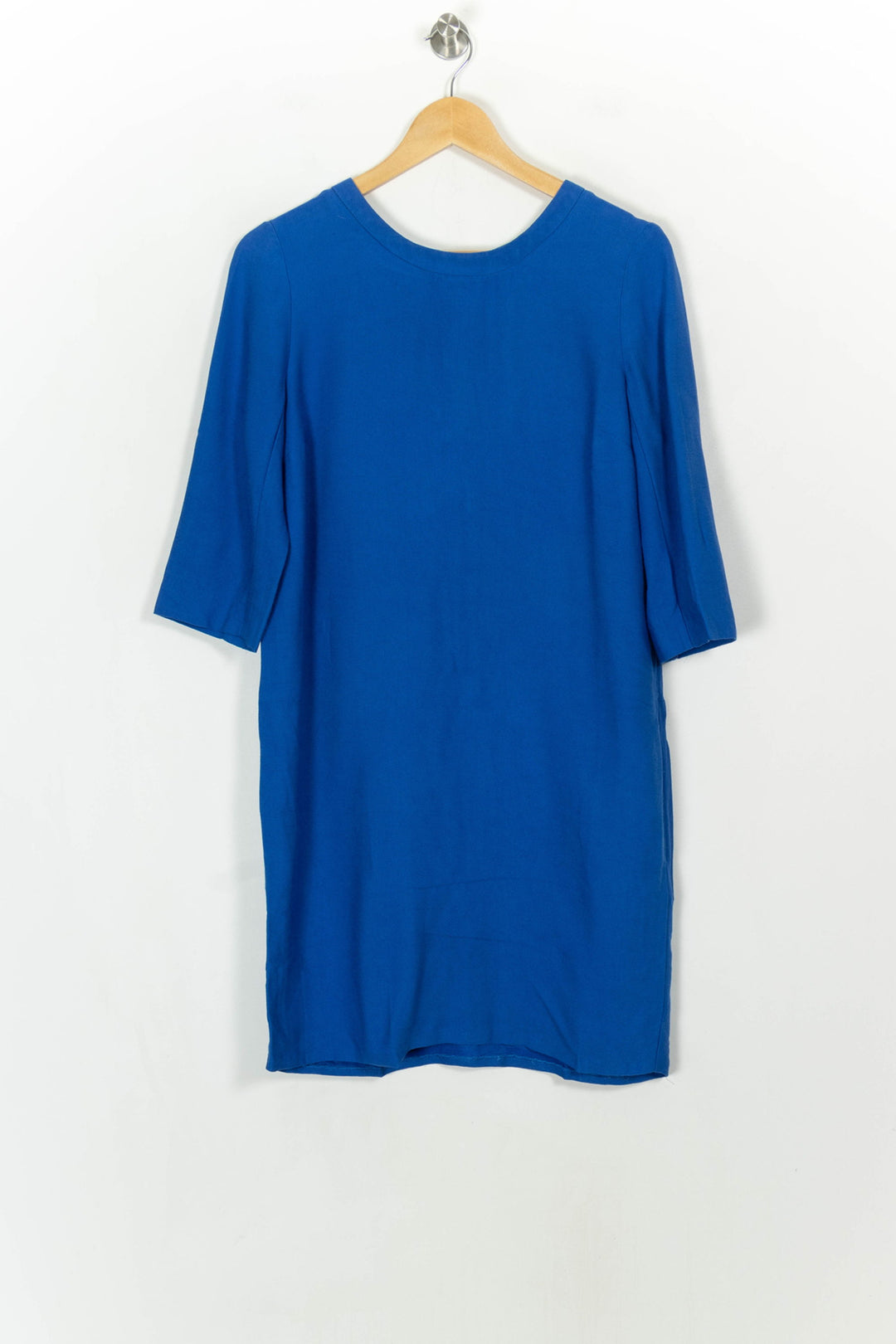 Robe Droite Bleue - Taille M/38 de la marque Sandro | PARAD118233 - Vendu par Paradigme - Image 2