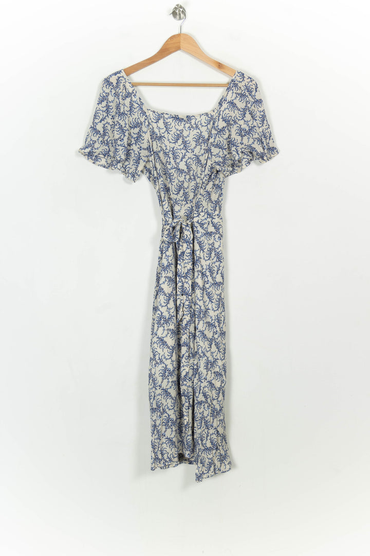 Robe longue bleu et blanc - Taille M/38 de la marque ZAPA | PARAD118235 - Vendu par Paradigme - Image 5