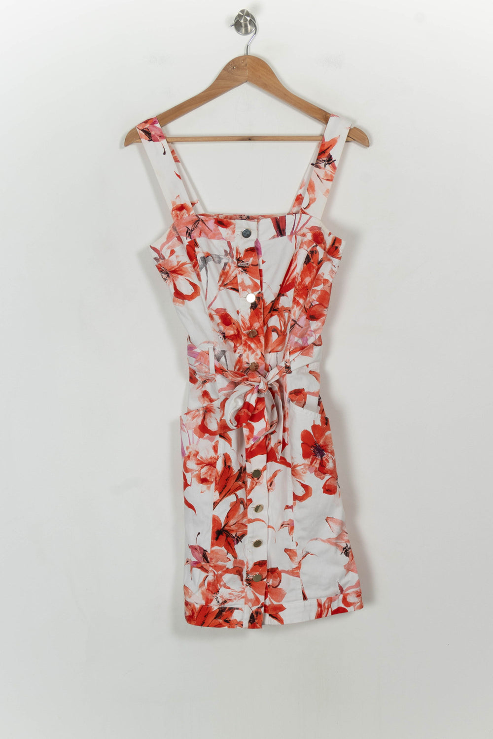 Robe Patineuse Blanche et Rouge - Taille M/38 de la marque ZAPA | PARAD118238 - Vendu par Paradigme - Image 2