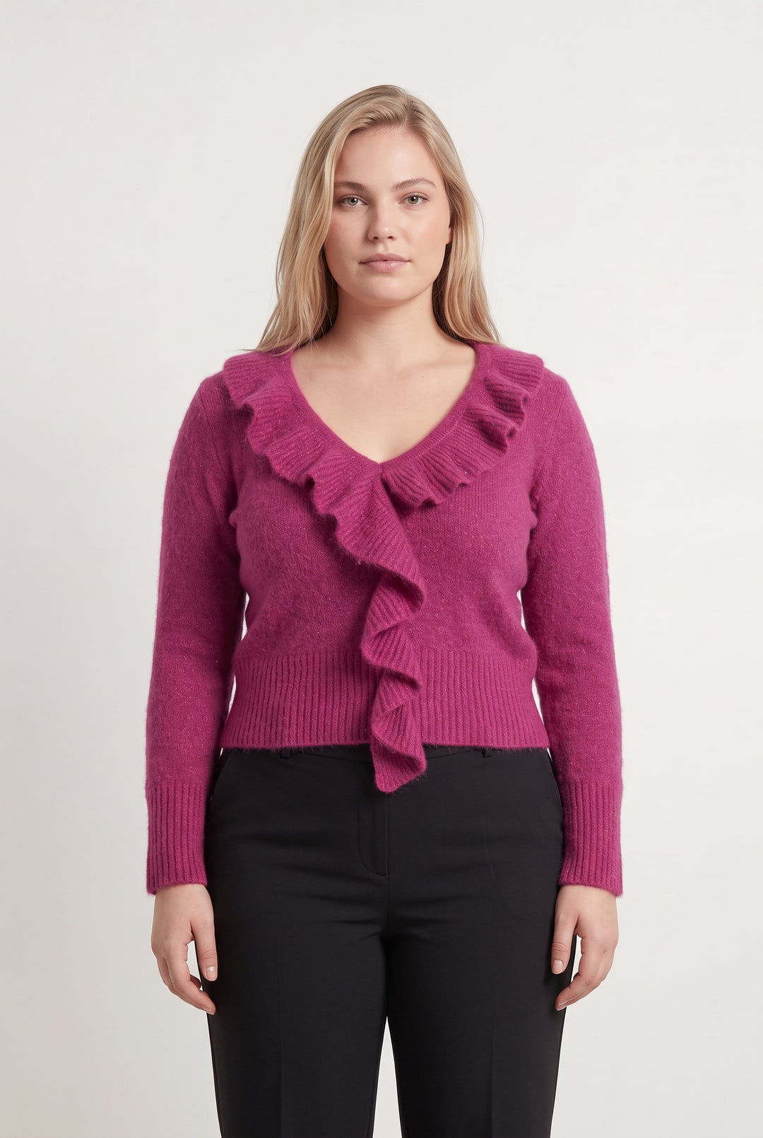 Cardigan Rose - Taille XL/42 de la marque Maison 123 | PARAD118240 - Vendu par Paradigme - Image 1