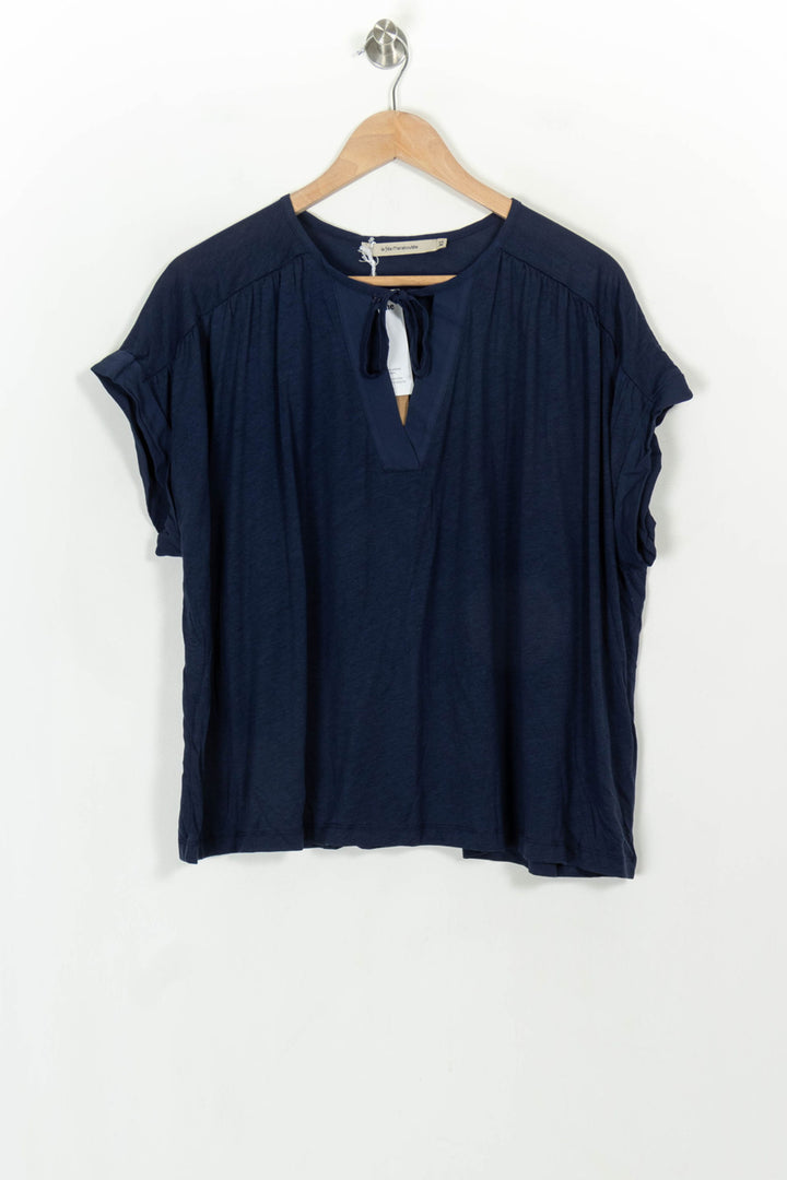 Blouse Bleue - Taille XS/34 de la marque La Fée Maraboutée | PARAD118243 - Vendu par Paradigme - Image 2