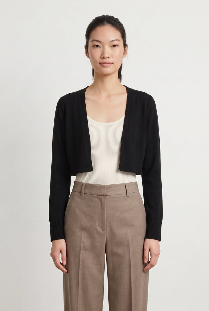 Boléro Noir - Taille XS/34 de la marque La Fée Maraboutée | PARAD118244 - Vendu par Paradigme - Image 1
